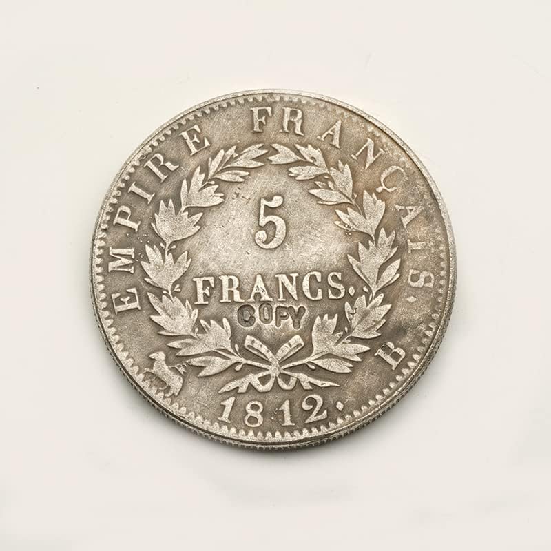1812 נפוליאון צרפתי I 5 פרנק מטבע כסף מזכר