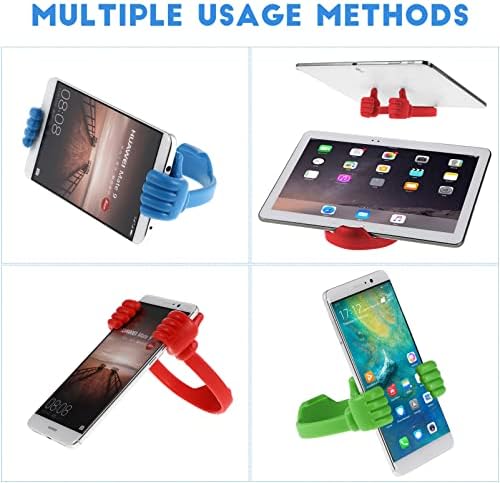 טלפון Lioobo מעמד מחזיק נייד 6 מחזיקים מחזיקי טלפון עמדות טלפון נייד יצירתי עם סוגריים טלפוניים עיצוביים