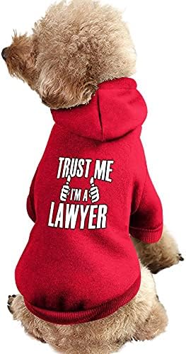 תאמין לי, אני סוודר כלב עורך דין סוודר קפוצ'ונים מחיות מחמד חמות לכלב חתול