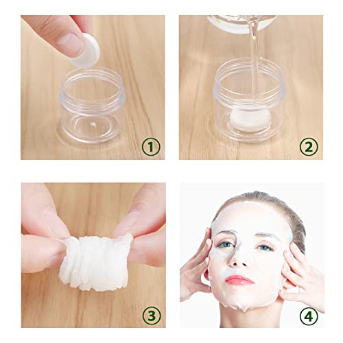 סדיפון 100 יחידות עשה זאת בעצמך מסכות פנים נייר לטיפול בעור הפנים, כותנה טבעית דחוסה מסכות פנים גיליון