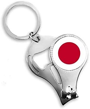דגל לאומי של יפן אסיה קאנטרי ציפורניים ניפר טבעת מפתח בקבוקי שרשרת פותחן