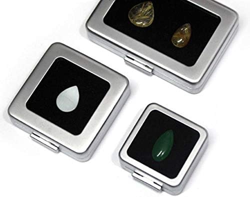 טבעת קטן רופף יהלומים או פנינה אבן תצוגת מתכת תיבת מקרה אחסון מיכל תכשיטי אבנים מחזיק חן ארגונית סנ1253