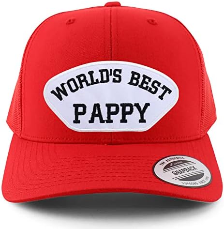 חנות הלבשה אופנתית הטובה ביותר בעולם Pappy Patch 6 פאנל רטרו רטרו כובע רשת בייסבול