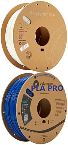 PolyMaker PLA צרור של 2, 1 קג קרטון ספול PLA נימה 1.75 - Polyterra Matte Pla + Polylite Pla Pro Pro