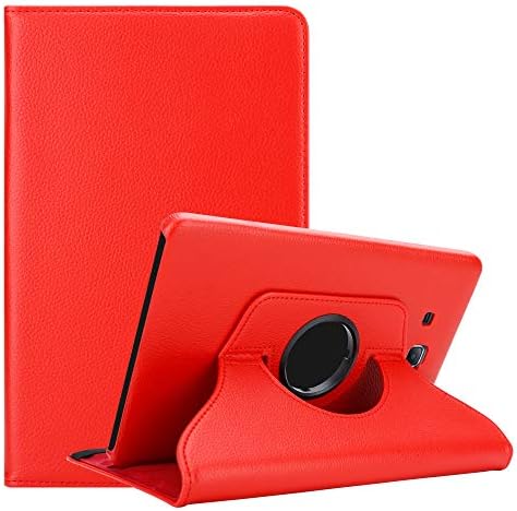 מארז טאבלט של Cadorabo תואם ל- Samsung Galaxy Tab A SM-T280N בפטריות חום-כיסוי הגנה בסגנון ספרים