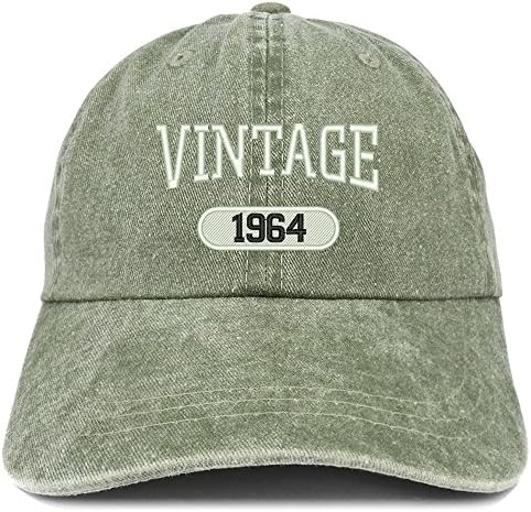טרנדי הלבשה חנות בציר 1964 רקום 59 יום הולדת רך כתר שטף כותנה כובע