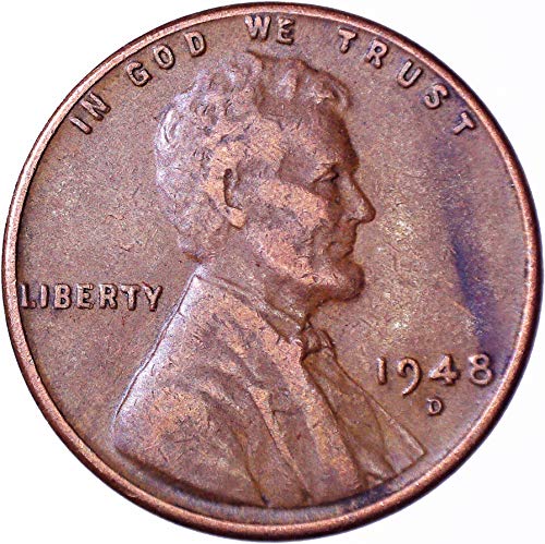 1948 D Lincoln Weat Cent 1c