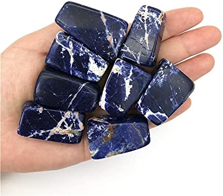 Laaalid xn216 100 גרם אבן טבעית טבעית אבן כחולה קוורץ קריסטל אבנים מפותלות ריפוי קריסטלים אבן חן רייקי