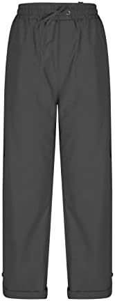מכנסי מטען לטיולים לנשים מכנסי קיץ קלים מכנסי טיול יבש מהיר מכנסי טרנינג גולף מכנסיים עמידים למים חיצוניים
