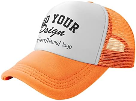 אישית נהג משאית כובע משלך תמונה טקסט שם יוניסקס מותאם אישית בייסבול כובע אבא כובע לגברים נשים אישית