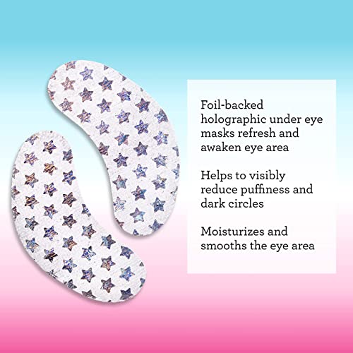 עין Bliss קיבלה מסכות עיניים הולוגרפיות זה - 5 חבילות - עיניים מרעננות ומעוררות - מפחית נפיחות ועיגולים