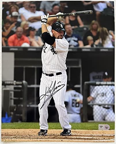 קווין יוקיליס חתום על חתימה מבריק 8x10 צילום שיקגו ווייט סוקס - MLB מאומת