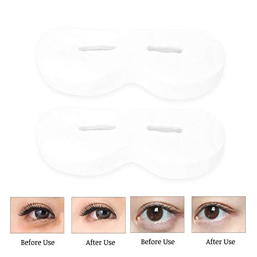 מסיכת עיניים חד פעמית של 200 יחידות, נייר כותנה DIY נייר מסכת עיניים דקיק אולטרה-דקיק, כלי טיפוח עיניים