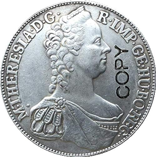 מטבע אתגר 1765 אוסטריה 1 מטבעות ת'לר עותק 41 ממ לקולקציית מטבעות עיצוב משרדים בחדר הבית