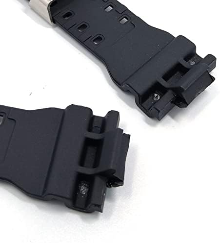 רצועות שעון גומי Ttucfa עבור G-Shock GA100/110/120 גברים ספורט שחור צלילה צוללת רצועת רצועה אבזם מתכת
