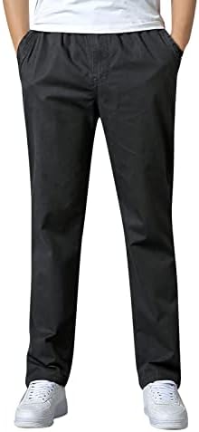 12 גרב גברים של מוצק אופנה מזדמן רופף כותנה בתוספת גודל כיס תחרה עד מכנסיים כולל גברים מכנסיים מטען