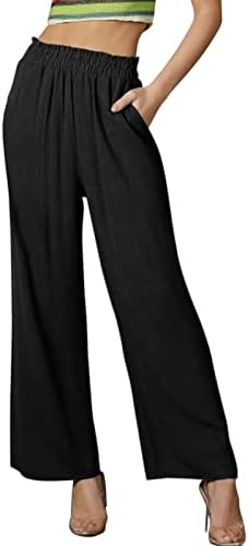 מכנסי טרנינג לנשים עם כיסים מכנסי ריצה רחבים של י2 ק אופנה מכנסי בוהו מכנסי עבודה מכנסי ספורט בגדי רחוב