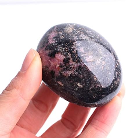 Seewoode AG216 1PC גביש טבעי אדום אדום רודוניטטציה אבן מלוטשת אבן כיס אבן רייקי מתנת ריפוי מתנה מתנה