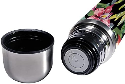SDFSDFSD 17 גרם ואקום מבודד נירוסטה בקבוק מים ספורט קפה ספל ספל ספל עור אמיתי עטוף BPA בחינם, פרפרים