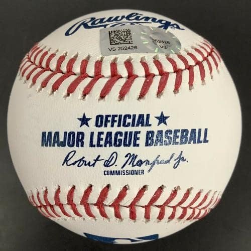 דרק ג'טר חתום בייסבול RDM רשמי HOF 2020 כתובת חתימה MLB HOLO - כדורי בייסבול חתימה