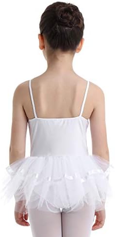 אגוקי בנות בלט שמלת טוטו חצאית בגד גוף בלרינה בגדי הריקוד בגדי גלדים