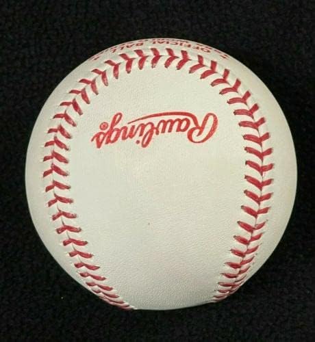 Barbaro Garbey חתמה על דטרויט טייגרס 1984 בייסבול משחק רשמי של סדרת העולם - כדורי בייסבול חתימה