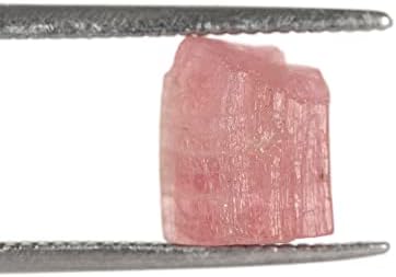 Gemhub טבעי גולמי גולמי טורמלין ריפוי מחוספס קריסטל 2.95 סמק. אבן חן לשימושים מרובים