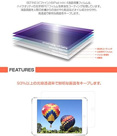 Befine iPad Mini 4 סרט מגן LCD