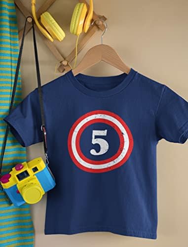 קפטן חולצת יום הולדת 5 ילדה ילדה בת 5 מתנות פעוטות ילדים