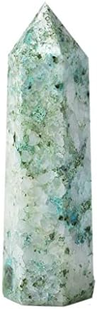 NOBRIM 1PC נקודת קריסטל טבעית אנרגיה ריפוי אבן רייקי OBELISK CRYSTAL שרביט שרביט ירוק קריסטלים מדיטציה